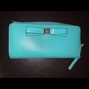 Kate Spade wallet, Tiffany Blue in color